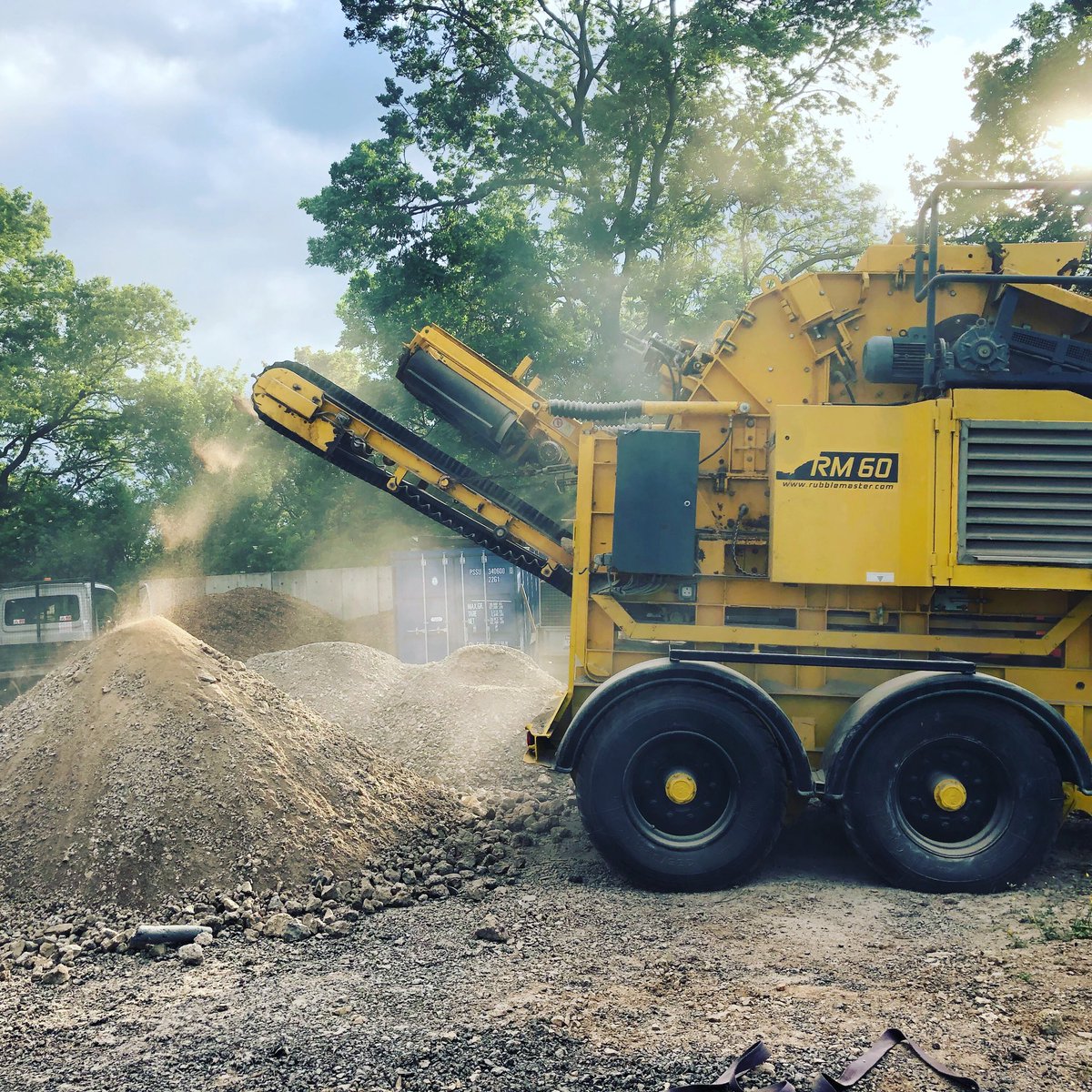 PICConstruction's tweet image. CRUSH IT! You’ve paid for it once, DO NOT throw it away #recycle #getcrushing #rubblemaster #picplanthire