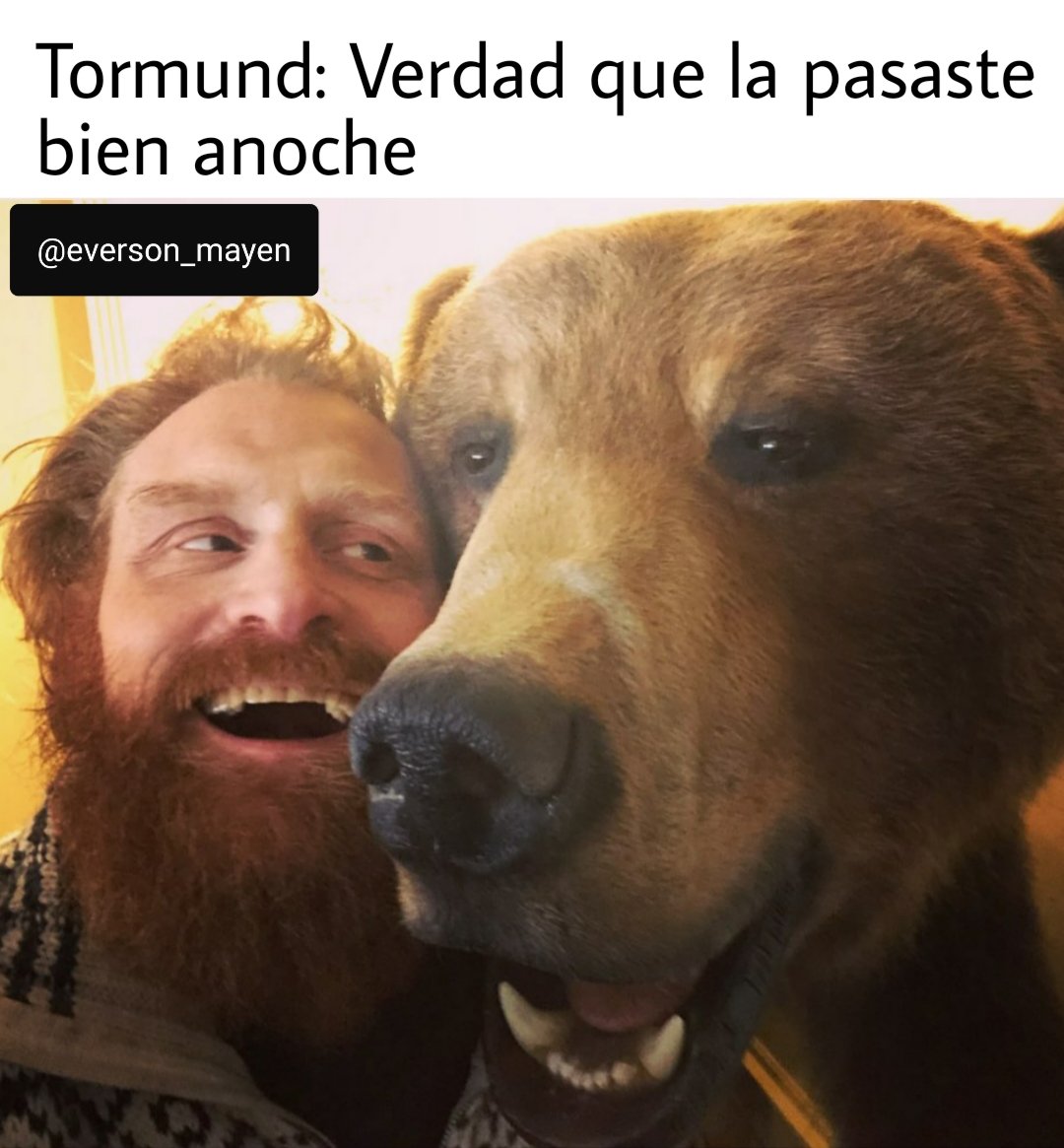 everson_mayen's tweet photo. Tormund y su nueva mujer grande😅 #GOTFinale #GOT #GameofThrones #ForTheThrone #GameofThronesSeason8 #DaenerysTargaryen
#GoTWinterisComingGame #GoTDirecto #GOT8x06 #GOTfinal #GameOfThronesFinale #GOTSeasonFinale #JuegoDeTronos #JuegodeTronosfinal #juegodetronos8x06 #gotfinale https://t.co/YtWEk0fdsG