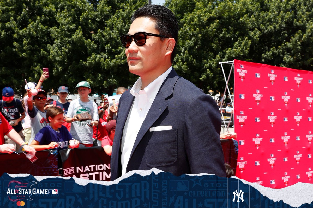 Yankees's tweet photo. Our shining stars. 💫

#AllStarGame https://t.co/MQ48Hl4NrU