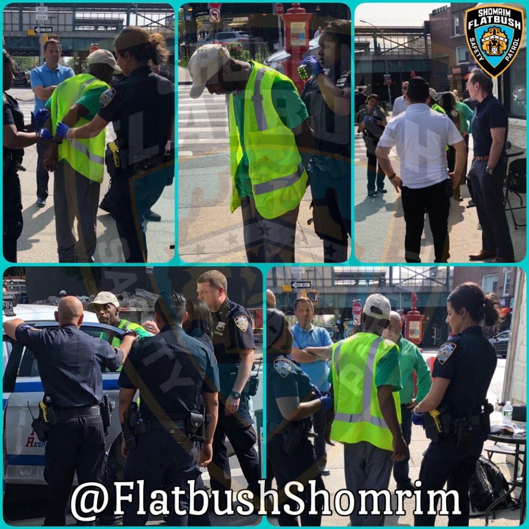 FlatbushShomrim's tweet photo. This subject took his Avenue M street cleaning job to the next level when he started cleaning out local stores as well. Thanks to the #GreatWork by our volunteers, he was arrested this morning by @NYPD70Pct after he was #CaughtOnCamera yesterday. #YouCanRunButYouCantHide https://t.co/0PAOpnNvhJ