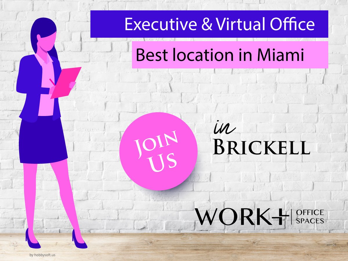 workplusoffice's tweet photo. A better way of success 👍 for young professionals.
Welcome to "Work Plus Office" 👥
https://t.co/5C3iZEvFc5
#coworkingspace #coworkingcenter #Brickell #Miami #Business #Coworking #Freelancer https://t.co/oGXQFOgfAb