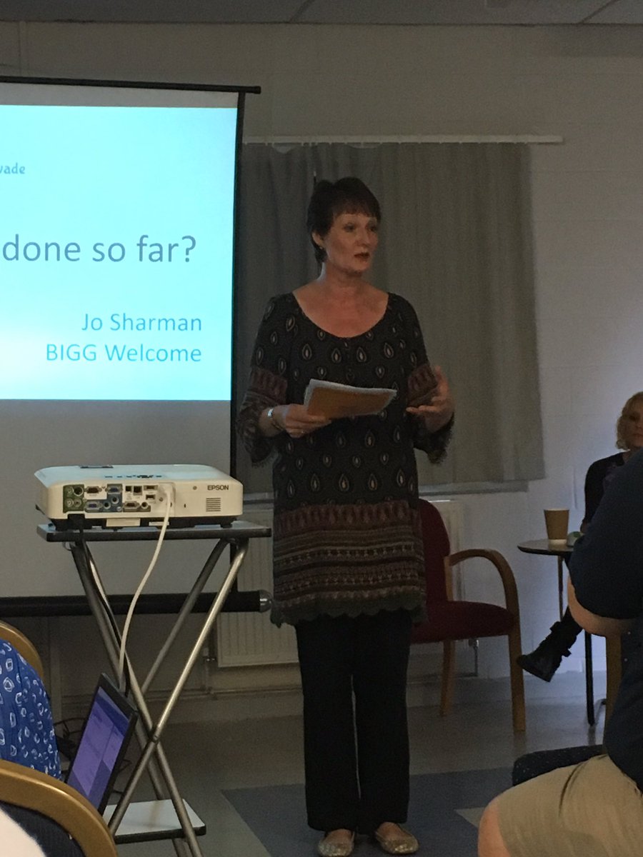 So wonderful to hear my old colleague Jo talking to #Biggleswade about the #CommunitySponsorship group she’s helping to establish! Go on Jo!