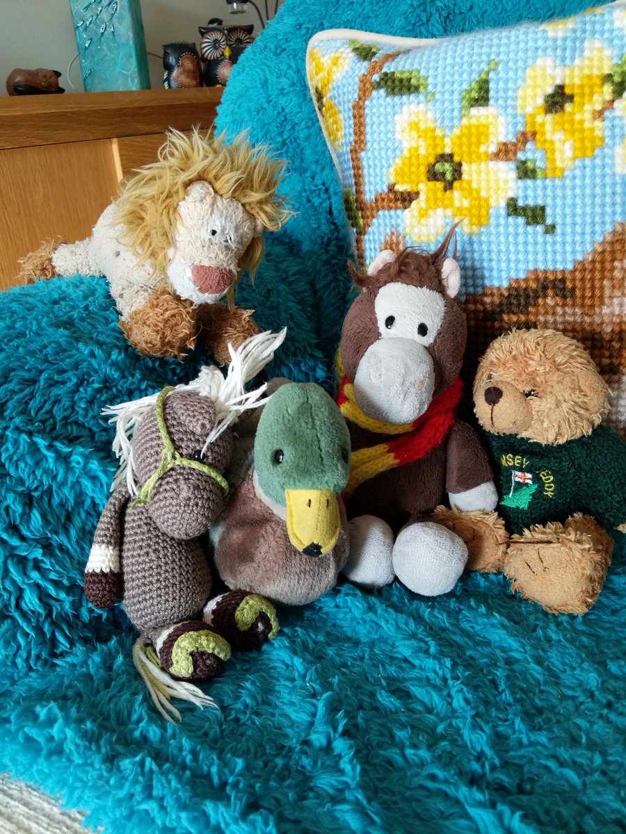 and finally, was time to come into the house.  And time for @ReisePferdich and Zuppi to update us with tales of all their travels!