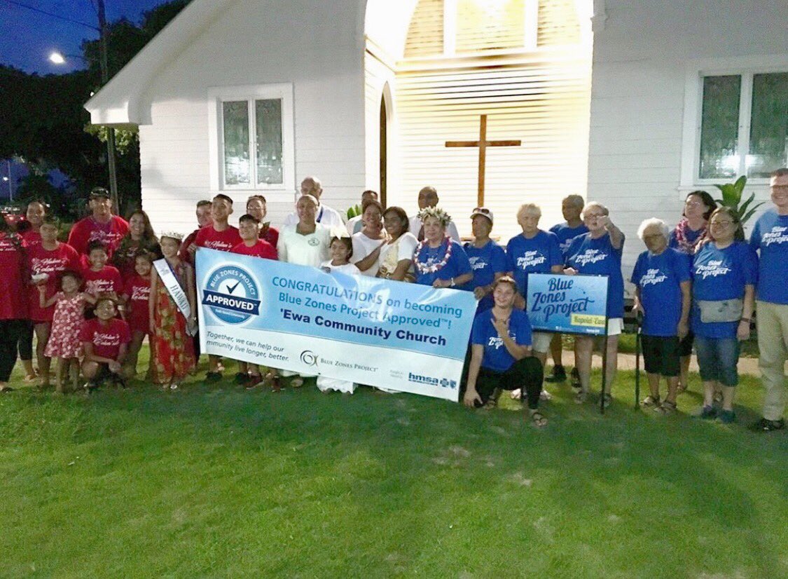 BZPHawaii's tweet image. #OrgSpotlight ‘Ewa Community Church is the first #BlueZonesProjectApproved faith-based organization in the ‘Ewa region! Mahalo for leading the way in making the healthy choice the easy choice in your community. Congratulations! #BZPHawaii #BZPKapoleiEwa #LiveLongerBetter