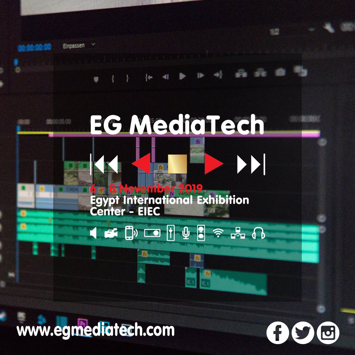 MediatechEg's tweet photo. Ever tried to make that perfect "made for YouTube" video of your dog being silly, but can't quite get it right?
EG Media Tech will feature free-to-attend sessions held on the main stage.
https://t.co/bQXfA6HCj6
#egmediatech #egmediatech2019 #media #broadcast #digitalmedia #Egypt https://t.co/XzDthvqt6c