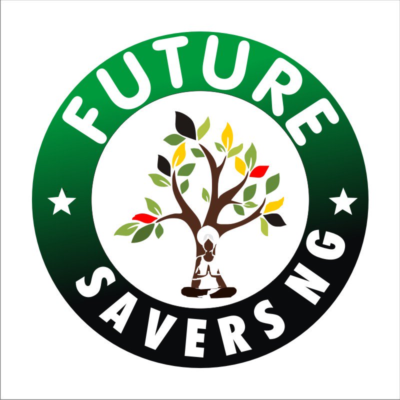 futuresaversng's tweet image. #Newlogo #Samevision. Our logo is a symbol of 'Man in Peace with Nature'. If man want to be at peace just like the Afro woman in a yoga position under the tree that depicts Nature, then he must #ActOnClimatenow. We appreciate our team for their utmost dedication for this logo.