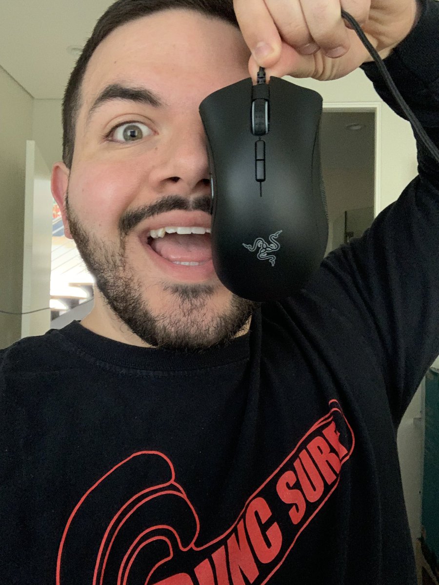 CouRageJD's tweet image. In celebration of @Razer selling 10,000,000 Deathadder mice, we will be giving a few away!

RT this post for a chance to win the Razer Deathadder Elite! 

2 more will be given away during my stream today :) #ad 
Twitch.tv/CouRageJD