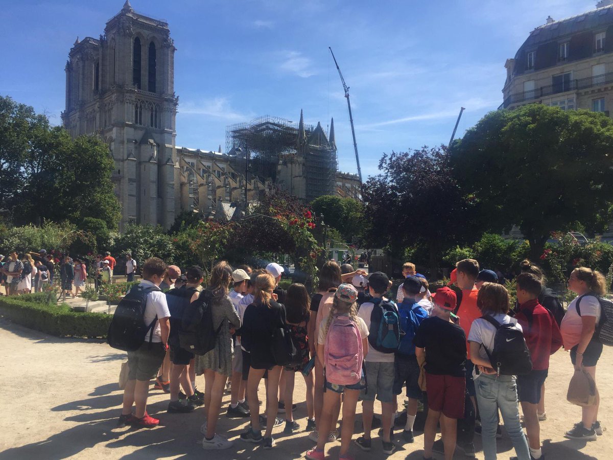 Paris day 2! Busy hot day starting with a guided tour around the Latin quarter of Paris and then finishing with a delicious crêpe! #Y7s <a href="/stkathsschool/">St Katherine's</a>