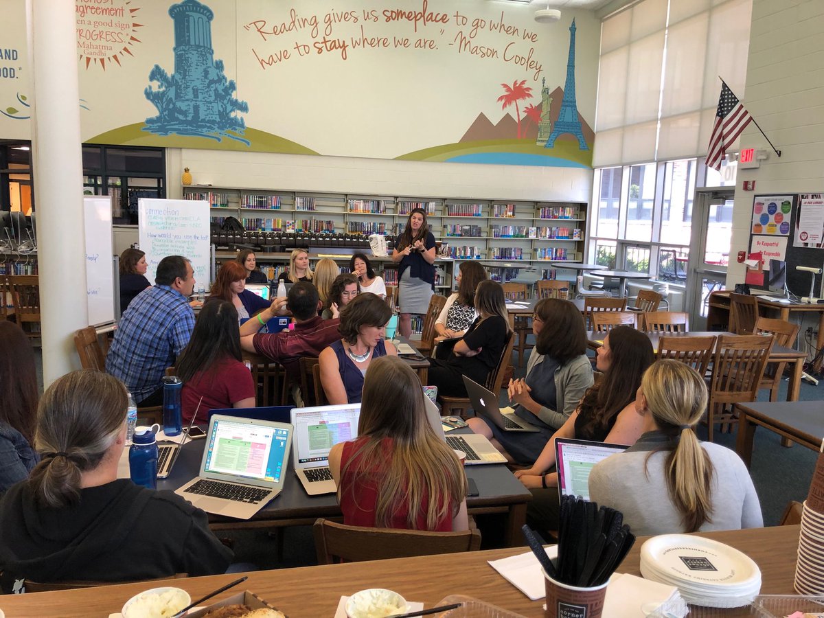 ⁦<a href="/WSD101/">jackson lady</a>⁩ District Leadership Team kicking off summer learning retreat.... Tackling the “light” summer planning topics of systemic implementation of constructivism, assessing Ss soft skill attributes, &amp; systemizing positive vibe!   A truly awesome group!
#wsd101
#DLT