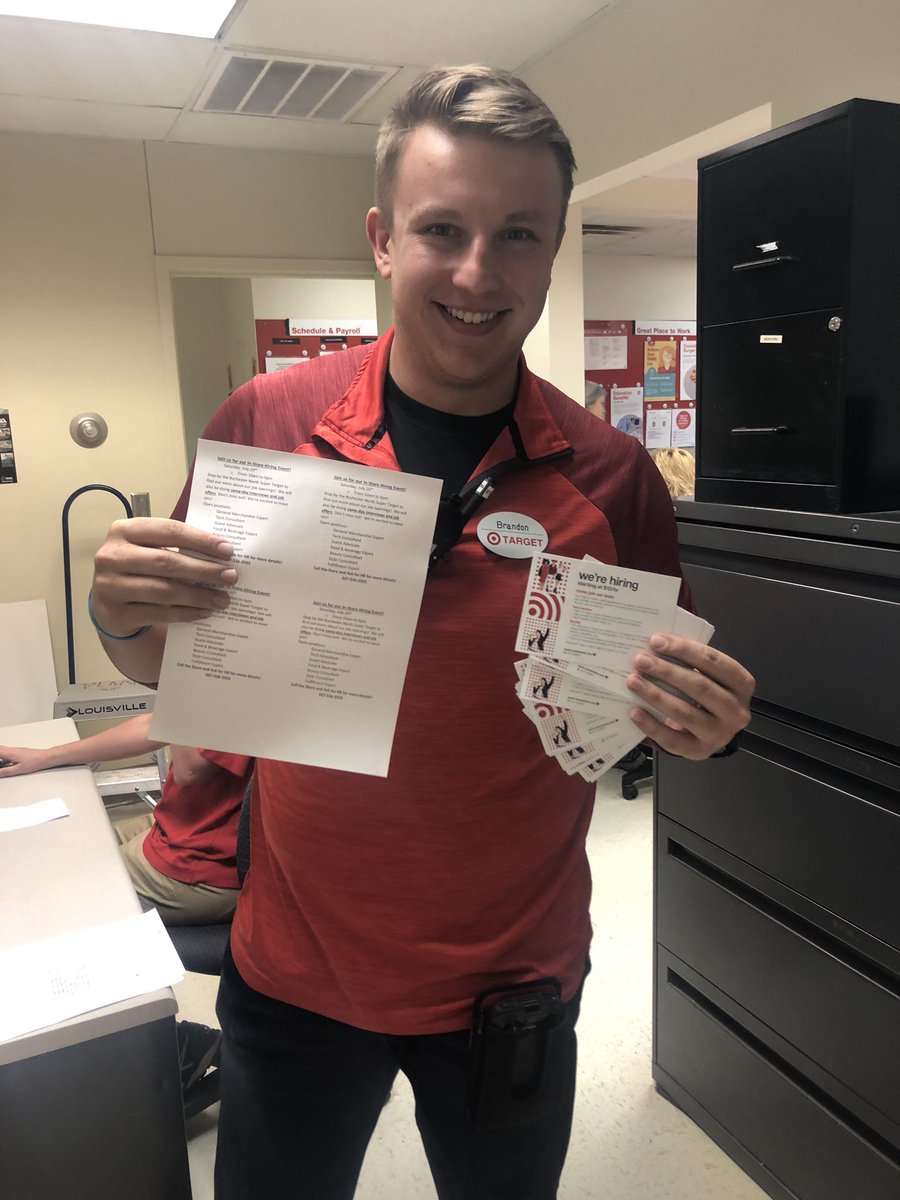 When your peers get excited about staffing their own teams! 👏👏🎉ETL Brandon wants talent! He is headed out to advertise our upcoming hiring event!! #happyHR #GroupEffort @Brandon_T1351 <a href="/Lisa_a_collins/">Lisa collins</a> <a href="/Marisa_ann28/">Marisa Williamson</a>