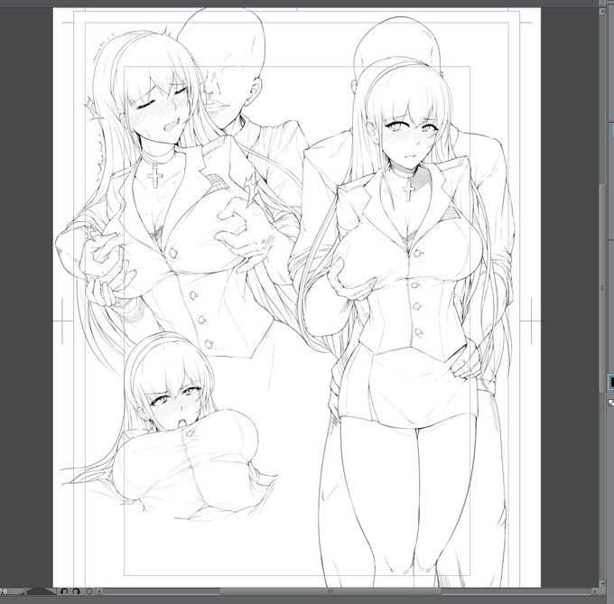 画力上がってんのか不安になってくるわ 