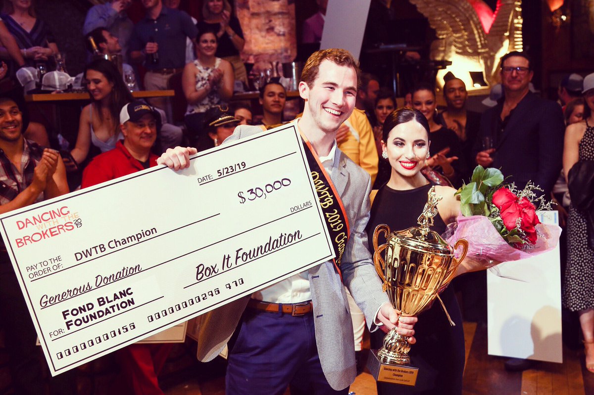 FondBlanc_Haiti's tweet photo. We are honored that @churls93 chose the #fondblancfoundation as his recipient charity for winning @dancing_with_the_brokers.  It’s acts of kindness like these and generosity that continue to help better the lives of the children of #fondblanc #haiti #makeadifference #changealife https://t.co/69oaAv4BOm