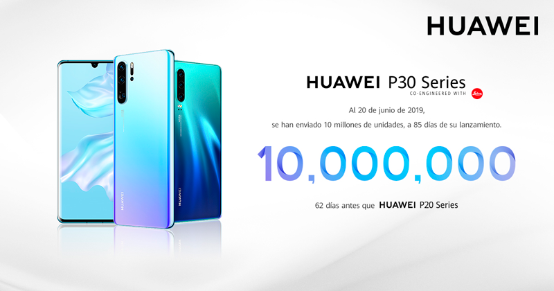 La Serie #HuaweiP30 ha alcanzado 10 millones de ventas en tiempo récord.
Y tú ¿ya disfrutas del poder de sus Súper cámaras?

#YoSoyHuawei