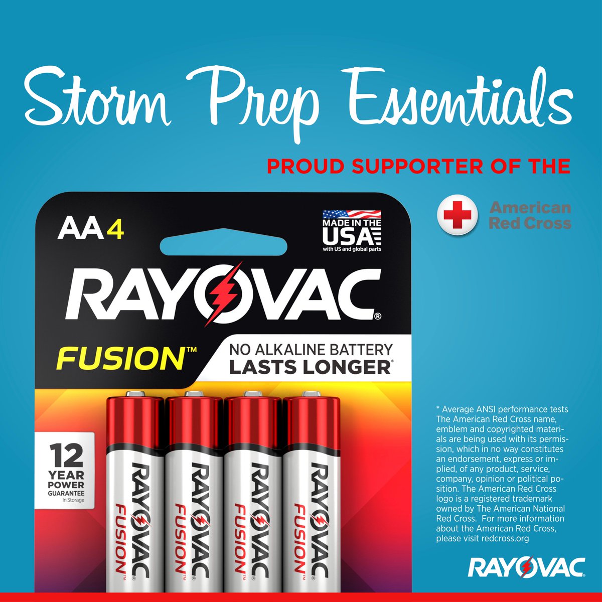 When hurricanes strike communities and cause power outages, every little battery becomes more important. Stock up and stay safe during storm season.