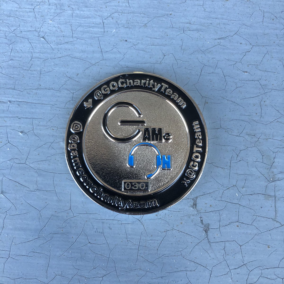 GOCharityTeam's tweet photo. @QwerdyTV’s LIMITED COINS have arrived and they are more epic than we had imagined! You will be able to win one through giveaways and by donating $100 to his charity stream! ONLY 100 were made and each one is numbered? Q is taking number 1! Retweet for a chance to win coin #25 https://t.co/AGTIOa5i0K