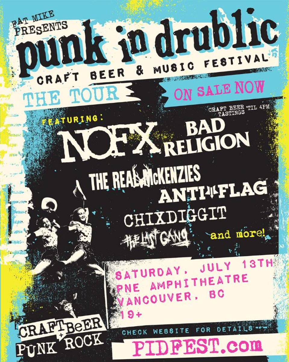 TODDCastPodcast's tweet photo. @NOFXband singer @FatMike_of_NOFX talks the #PunkInDrublic (19+) tour (in #Vancouver at the #PNEAmphitheatre July 13), recording new music, #cupping, #depression & more! https://t.co/roORYFvPeu https://t.co/XrQDUVTPMo