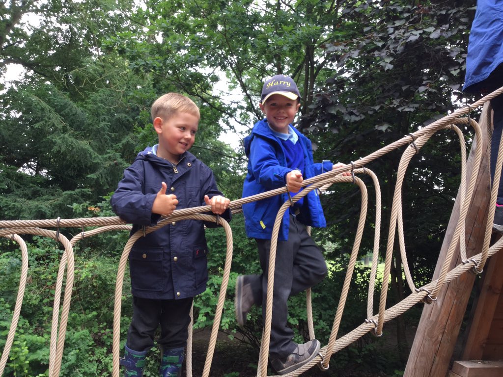 The whole school have had a wonderful visit to @NTBeningbrough today. The children explored the garden, did some orienteering around the grounds and had fun on the adventure playground.