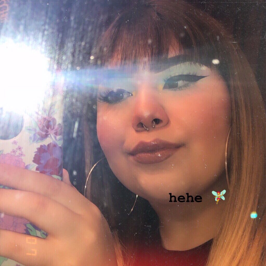 ch3rrygrl111's tweet image. So i cut my own bangs .. 🧚‍♀️