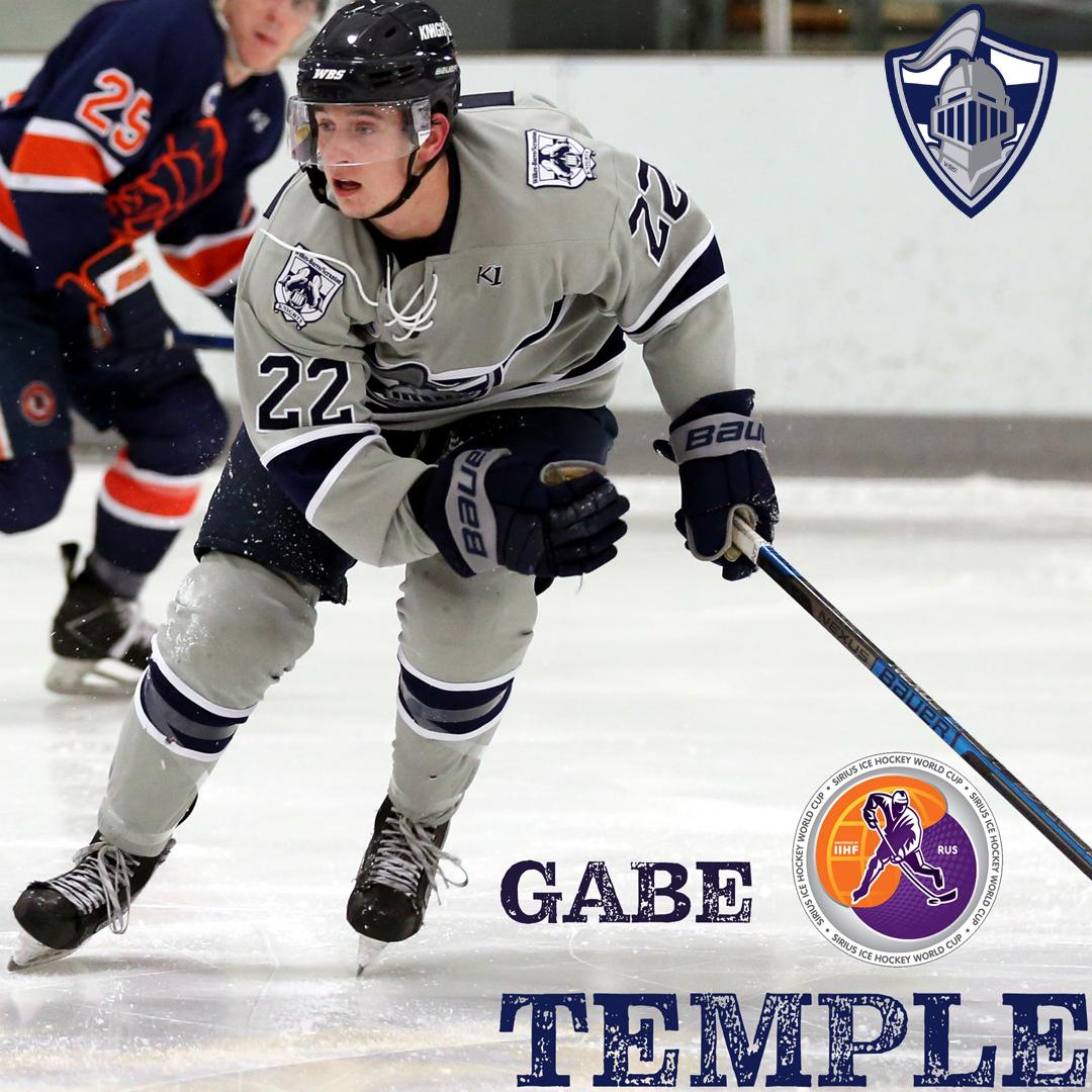 WBSKnights's tweet photo. You heard about it today. Here it is again. @gtemps53 will represent @NAHLHockey at the Sirius Junior Club World Cup! ⚔️ https://t.co/u0qbyaPsFM