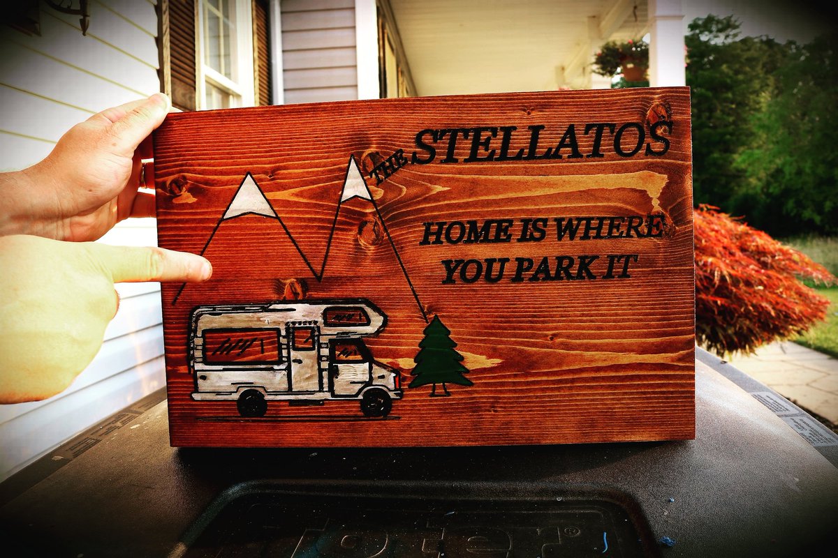 Toolreview4452's tweet photo. I turned two pieces of scrap wood in this custom sign. Look for it on the TRZ YouTube Channel
#diy #shapeoko #carbide3d #carbidecreate #art #scrapwood #signs #signmaking #woodworking #crafts #woodcarving #stainedwood #homemade https://t.co/vOUZsUb3e6