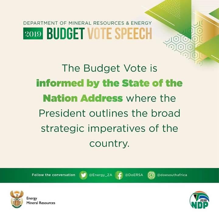 Energy_ZA's tweet photo. #BVS2019 #BudgetVote2019 https://t.co/QLxfwFyp21