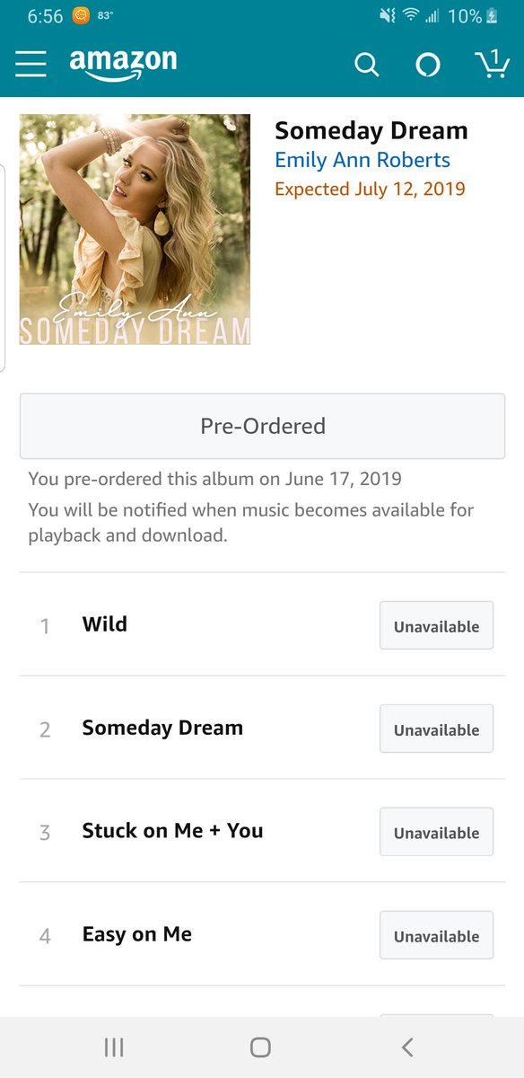 ElizabethGilbe3's tweet photo. Preordered @emilyann_music newest Ep! Cant wait for it to drop! https://t.co/TYwv29ooyi