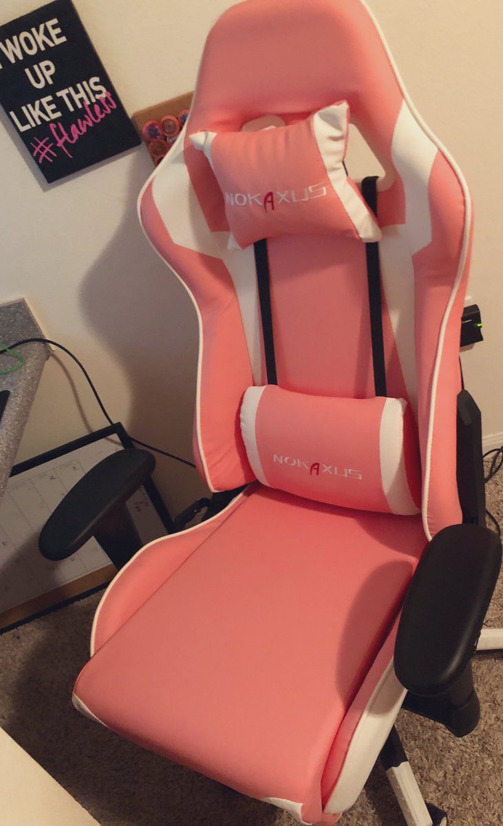 nokaxus pink gaming chair