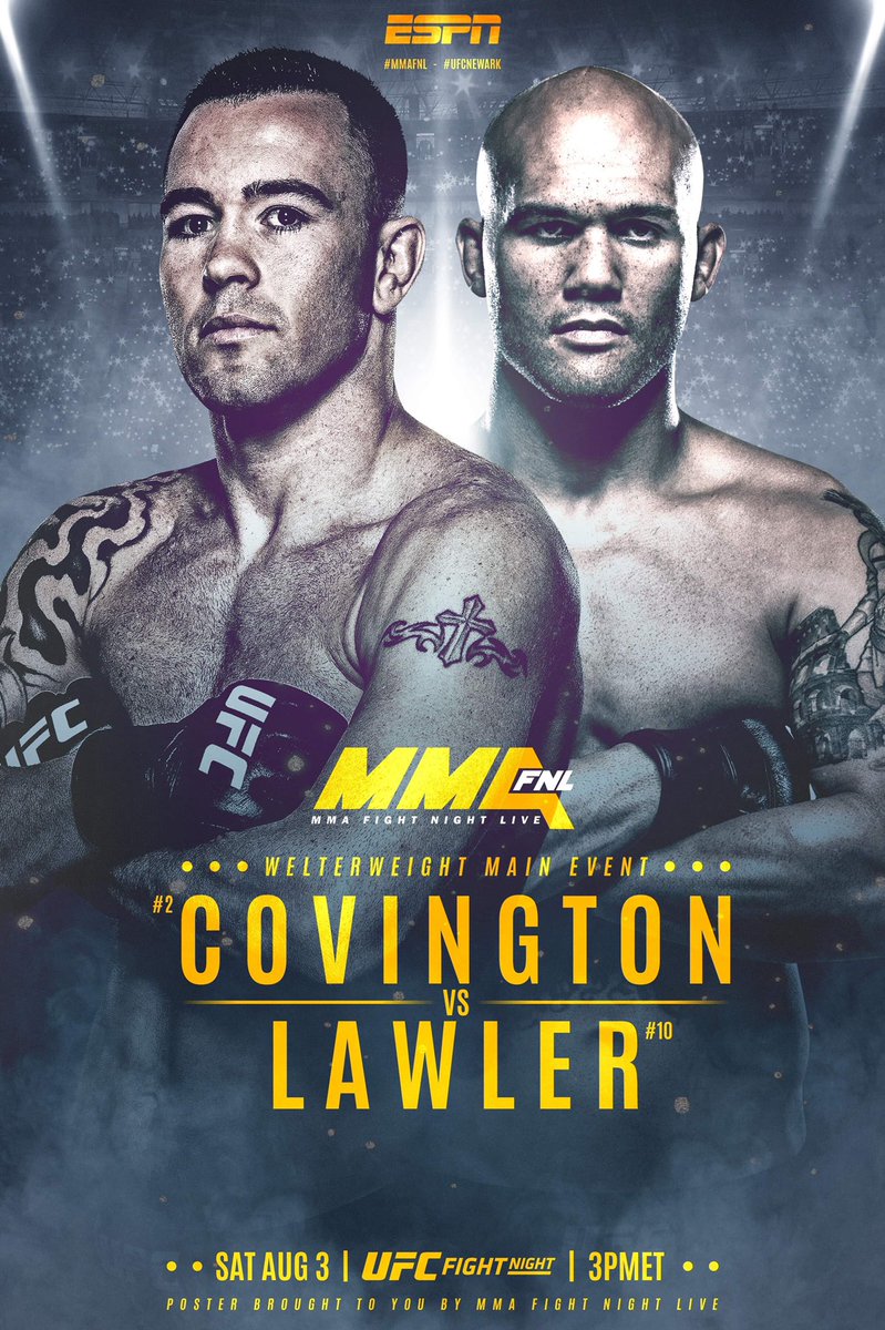 Kawz_TO's tweet photo. 🗣 NEW POSTER!¡!
#UFCNewark | 08.03.19
cc: @ColbyCovMMA | @Ruthless_RL | @AmericanTopTeam
#MMAFNL https://t.co/4eJ0bPqfcM
