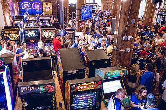 StartBarStL's tweet photo. What’s your favorite game at Start Bar? Tell us, like this post &amp; tag a friend - We’ll pick someone to win a FREE Master Slush this Friday. #startbarneverstops #startbarstl https://t.co/f9zqXsunMH https://t.co/HMgoqWNB9J