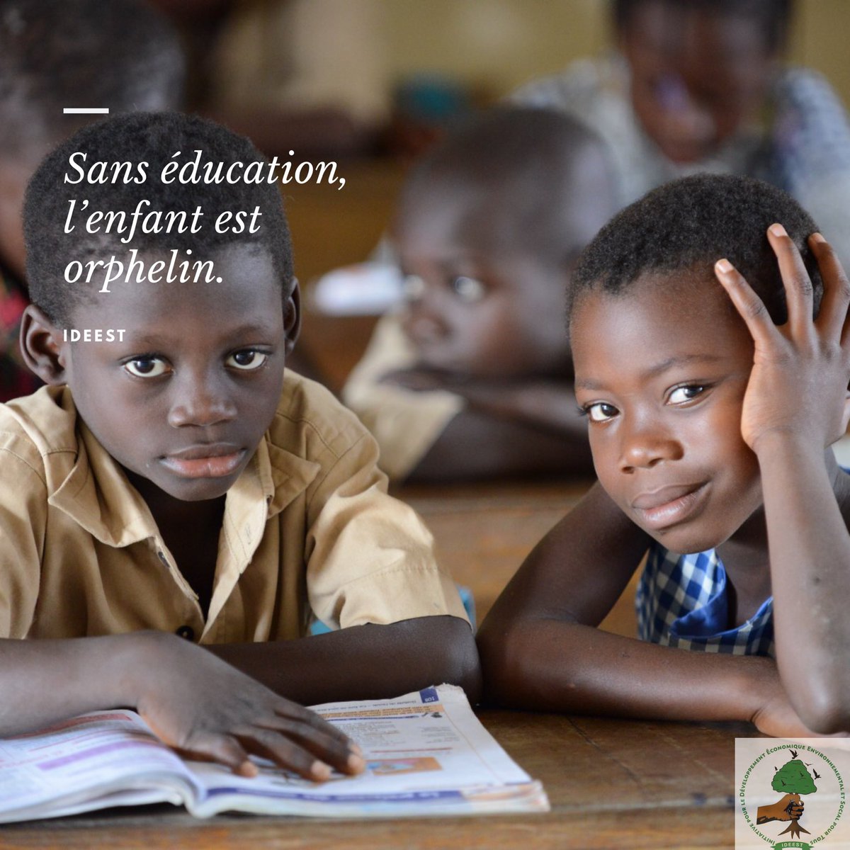 IDEEST1's tweet photo. L’éducation est un droit essentiel, qui permet à chacun de recevoir une instruction et de s’épanouir dans sa vie sociale, il est vital pour le développement économique, social et culturel de toutes les sociétés.

Soutenez notre programme “Une Rentrée Pour Tous”

#ChezMoiAuCongo https://t.co/h3tD5blgsQ