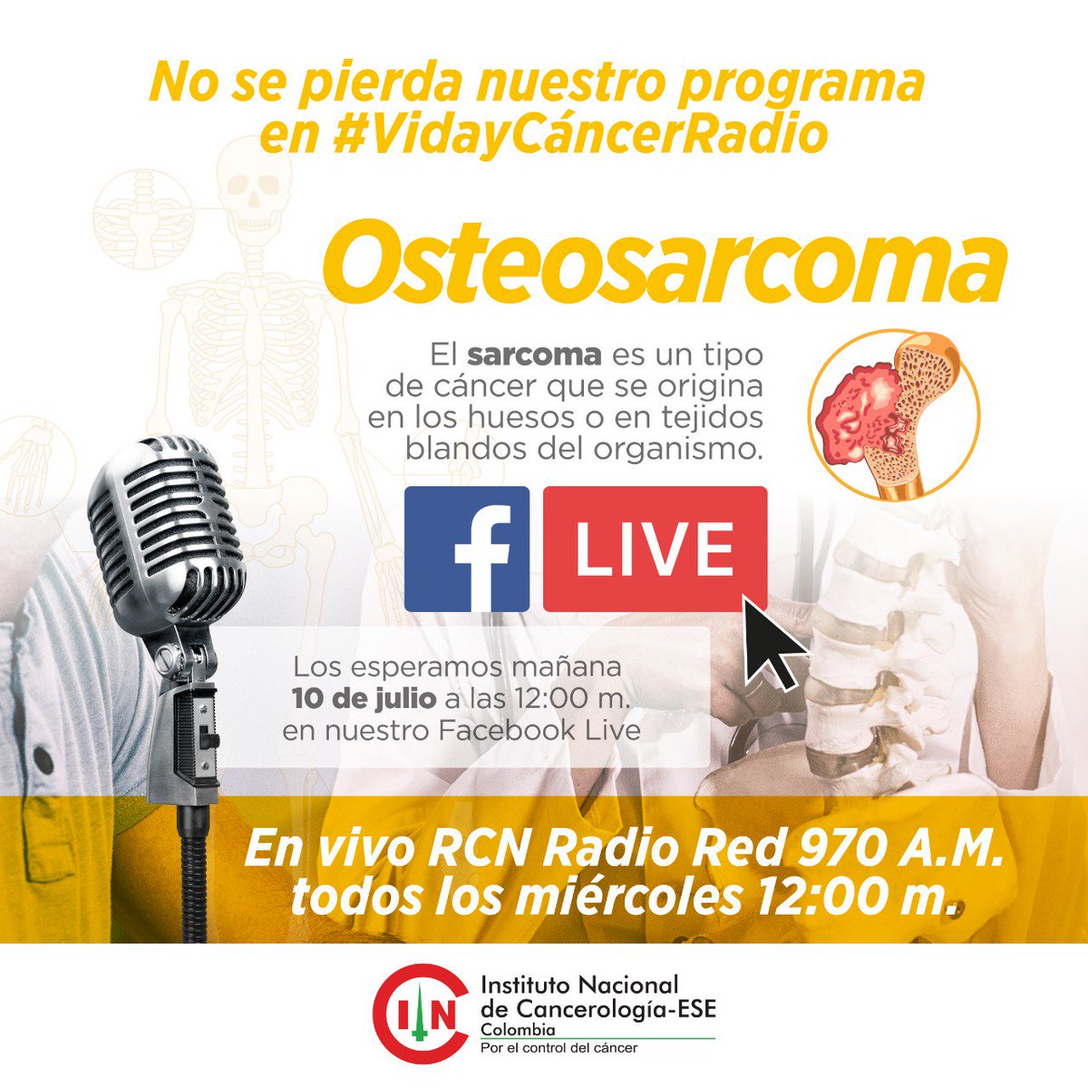 Instituto Nacional de Cancerología tweet media