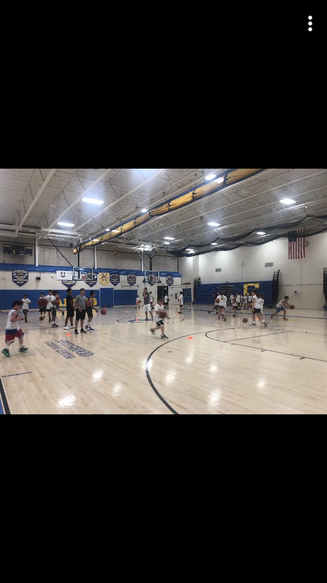 SpotswoodHoops's tweet photo. Day 2 was full of excitement! A lot of hard work is being put in by each camper! https://t.co/fnRzno3u8M