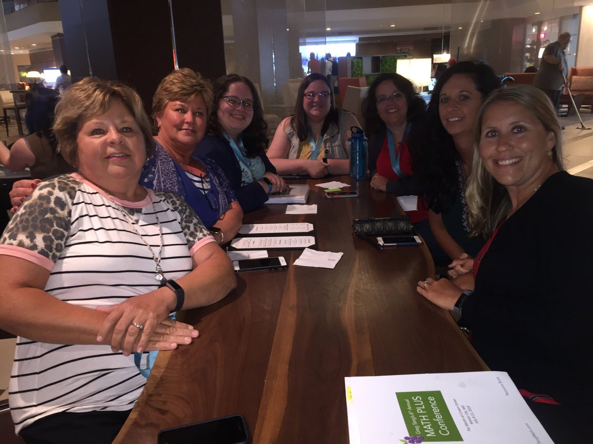lisa_starr15's tweet image. Day 1 of #MathPlus2019 @tricia_reiser