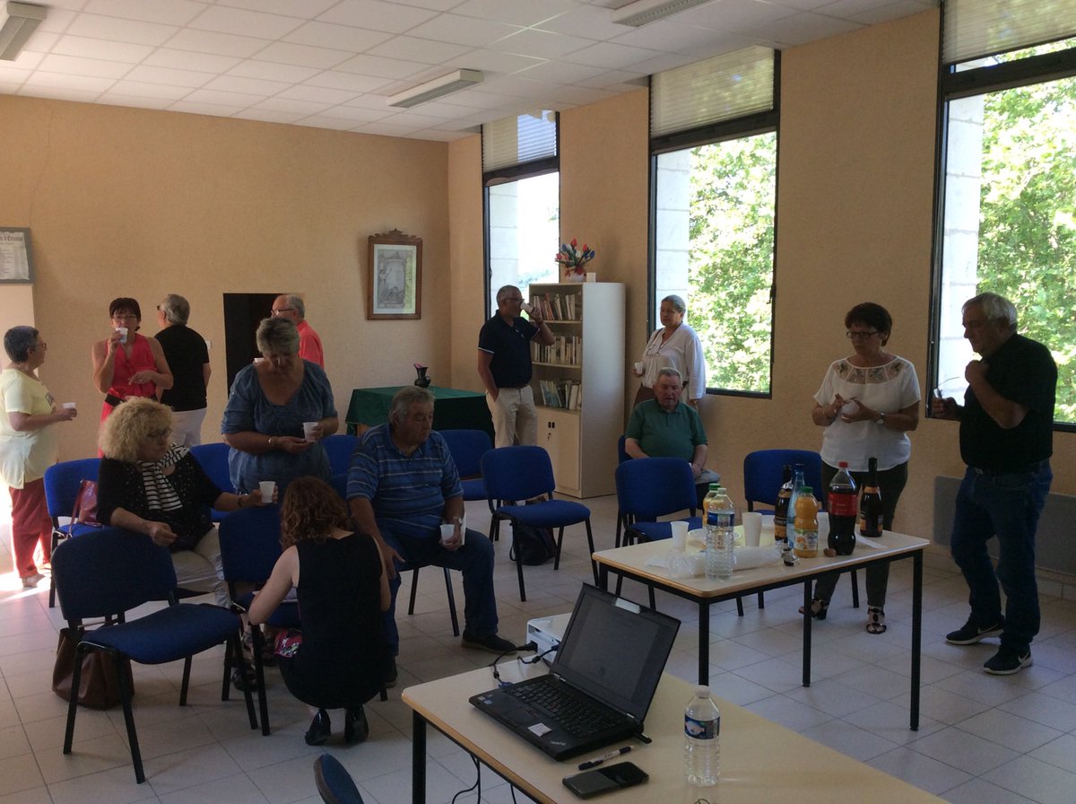 Alexandra LAGNEAU 🏪,arrivée depuis 2 mois sur le terrain en Dordogne : 6 communes signées en Santé et dépendance Communale , aujourd’hui c’était La 1ère a St Jean d’Estissac 🚀🚀🚀 173 habitants , 12 présents , 5 rdv : du lien , du local , du service : Bravo Alexandra 🏅⭐️⭐️⭐️