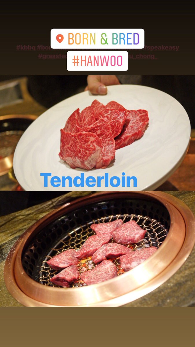 FineDiningExp's tweet image. The most exclusive beef meal ever - Born and Bred #Seoul 🇰🇷 Pics from my Instagram story.  Cuts from the same 28-month female #Hanwoo 🐮 Chateaubriand sirloin ribeye tenderloin blade short rib and inside skirt sashimi. Full video here @migrationology 👉🏼 bit.ly/2XccJ9d