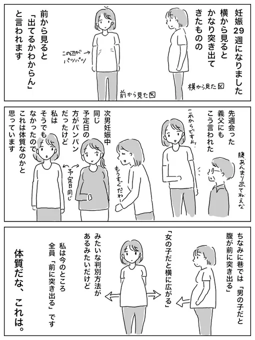腹具合進捗（29週0日） 