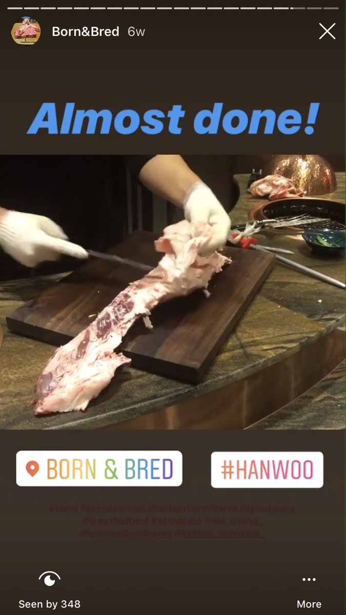 FineDiningExp's tweet image. The most exclusive beef meal ever - Born and Bred #Seoul 🇰🇷 Pics from my Instagram story.  Cuts from the same 28-month female #Hanwoo 🐮 Chateaubriand sirloin ribeye tenderloin blade short rib and inside skirt sashimi. Full video here @migrationology 👉🏼 bit.ly/2XccJ9d