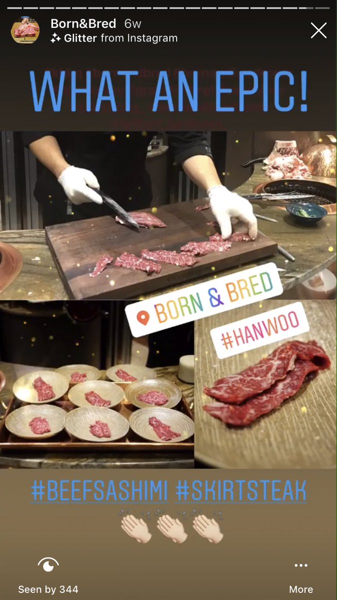 FineDiningExp's tweet image. The most exclusive beef meal ever - Born and Bred #Seoul 🇰🇷 Pics from my Instagram story.  Cuts from the same 28-month female #Hanwoo 🐮 Chateaubriand sirloin ribeye tenderloin blade short rib and inside skirt sashimi. Full video here @migrationology 👉🏼 bit.ly/2XccJ9d