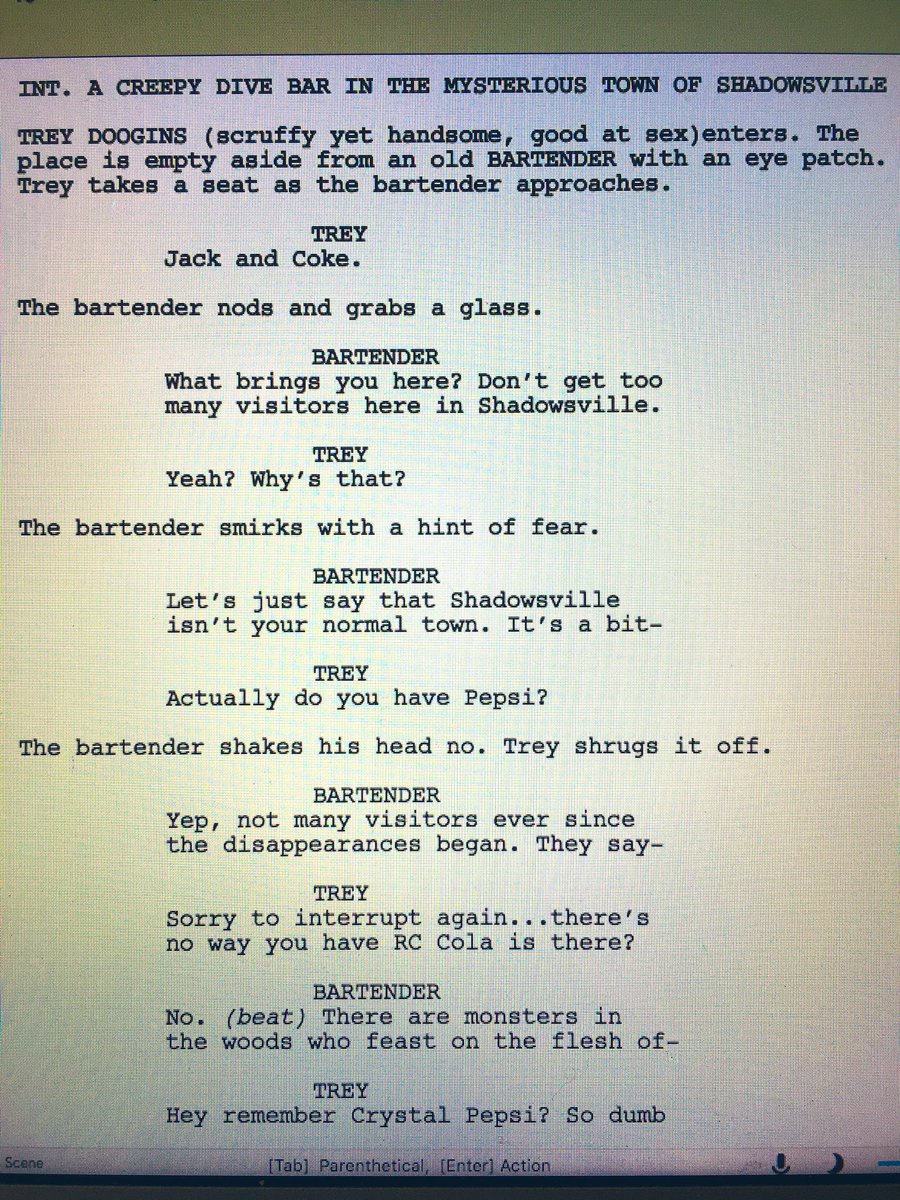 A stranger arrives in a mysterious town...