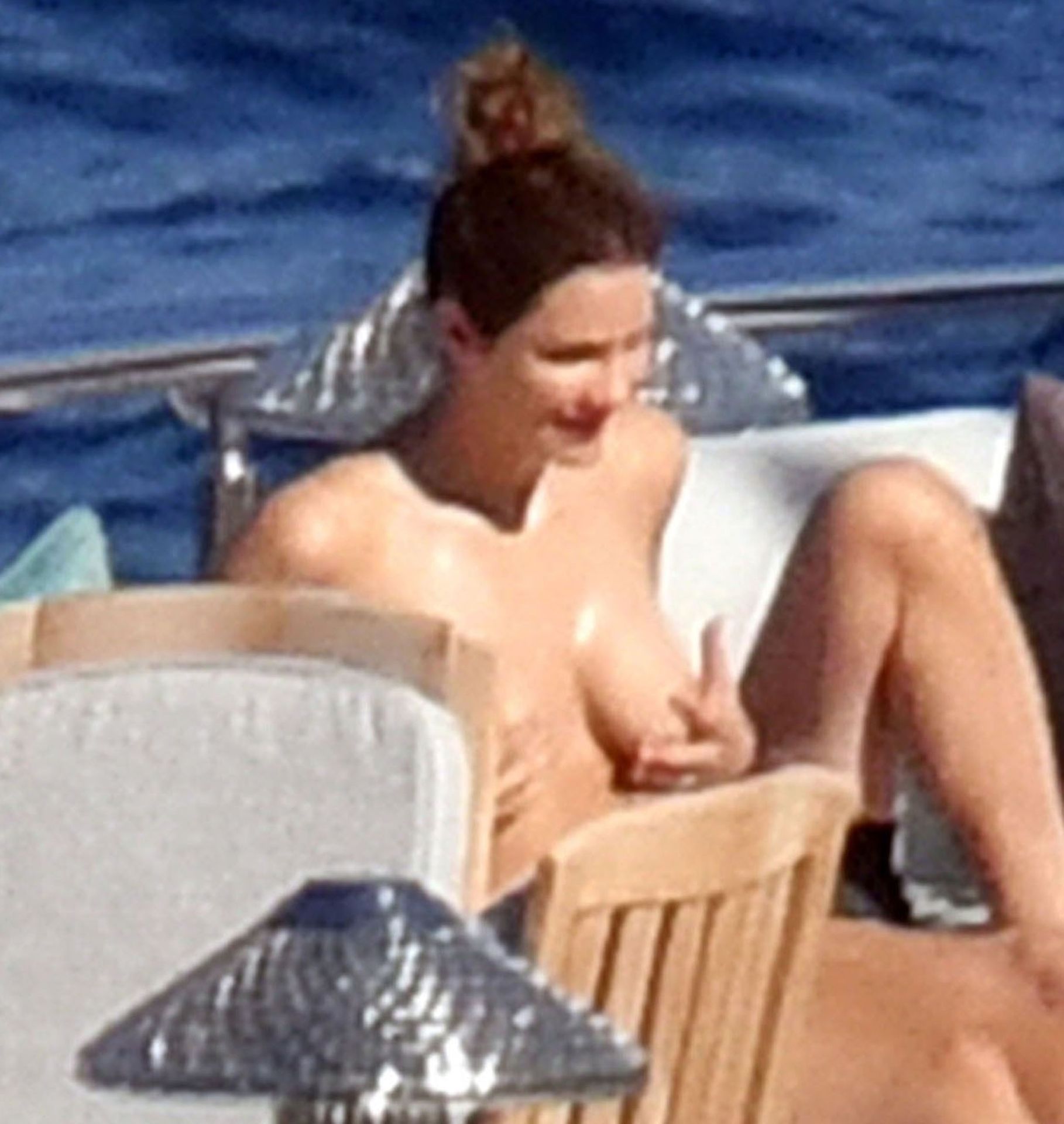 All Nude Celebs on Twitter: "Katharine McPhee caught sunbathing toples...