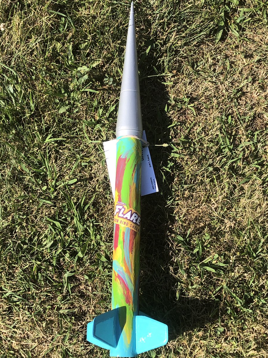 Flare themed rocket about to take flight #4Haerospace #indiana4h <a href="/SullivanSupply/">Sullivan Supply</a>