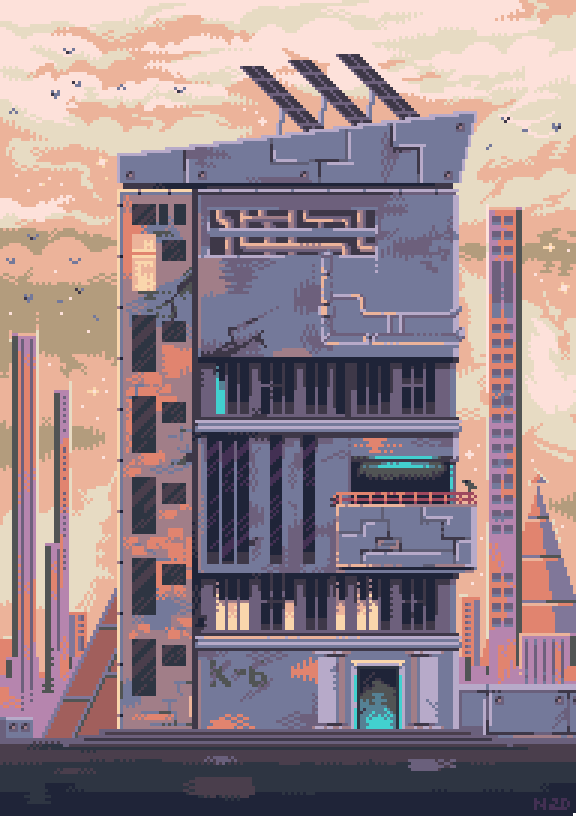 useless_pursuit's tweet photo. Hey #PortfolioDay ! I'm Norma and I like to make pixel art. I mostly create spacescpaes and sci-fi scenes 🤖💜

#pixelart #ドット絵 https://t.co/YFyJrp3Q6m