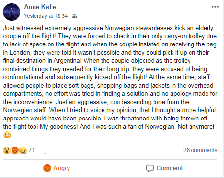 gunayusta's tweet photo. Scandalous behaviour fra Norwegian Air staff at Copenhagen Airport @Fly_Norwegian @AK__73 https://t.co/2DhhU5BQ8j