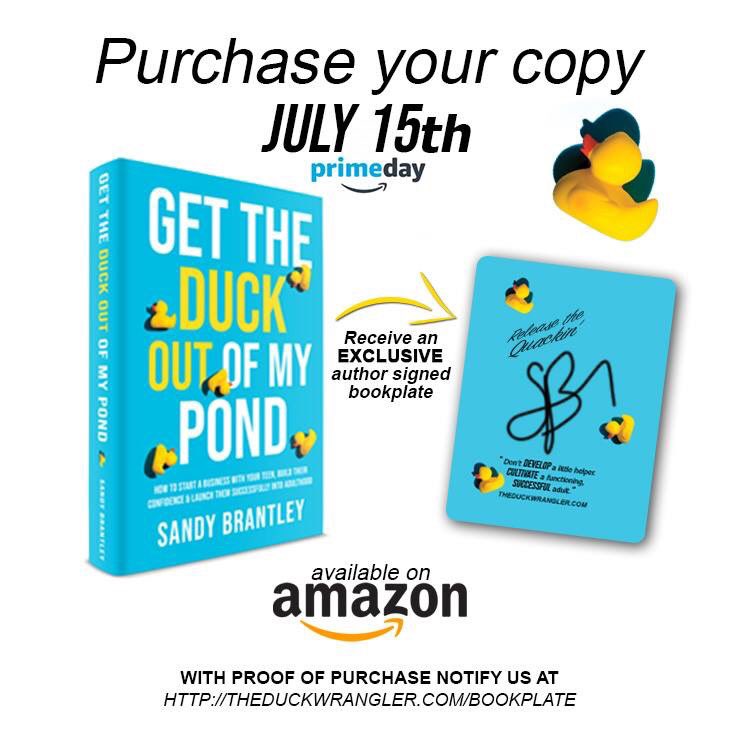sandywbrantley's tweet photo. Are you ready to make a difference in the life of a teenager? Get your copy on Amazon Prime Day!!! #author #theduckwrangler #AmazonPrime https://t.co/HCDkIo2iJk