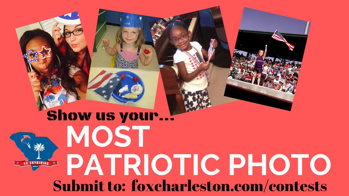 BBonTV's tweet photo. If you’ve ever wanted to skydive but never had the chance, @FOX24Charleston and SC Skydive want you to jump into summer with this fun contest.  Send us a patriotic pic!  #chsnews #skydiving #Foxfun https://t.co/k5RmLysmDv