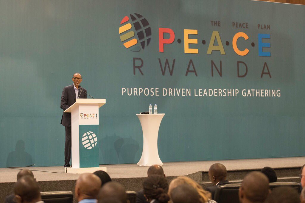 XandrineUmutoni's tweet photo. An inspiring session today with HE @PaulKagame and @RickWarren, as we learned that character, competence and thirst for knowledge build purpose-driven leaders; and that in the end, we’ll be judged by our abilities to apply universal lessons, to deliver better results. #PDLRwanda https://t.co/TVkndPubIB