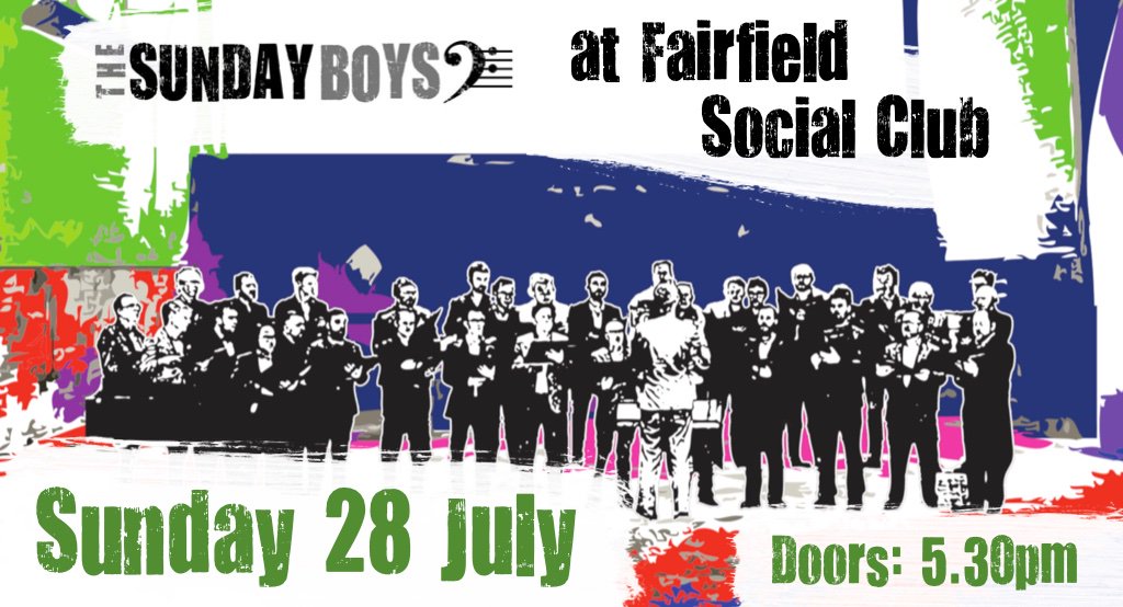 The_SundayBoys's tweet photo. 🎶ANNOUNCING OUR 3 YEAR ANNIVERSARY SUMMER GIG at @FSCMCR🎶! It's on Sunday 28th, and we're SO excited to sing you our new songs! Please ReTweet, invite your friends!

For tickets and more information:
https://t.co/YcIHGFw3Uk https://t.co/A411ILzRbN