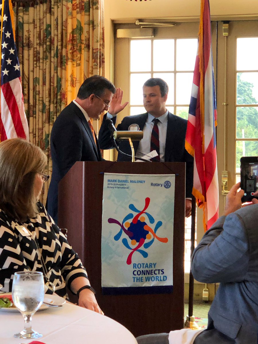 NarrativeDM's tweet image. Big congrats to Pat O’Neill of the @TheONeillGroup_ for being inducted as @AkronRotary’s new president today! Excited for a great new year with his leadership!