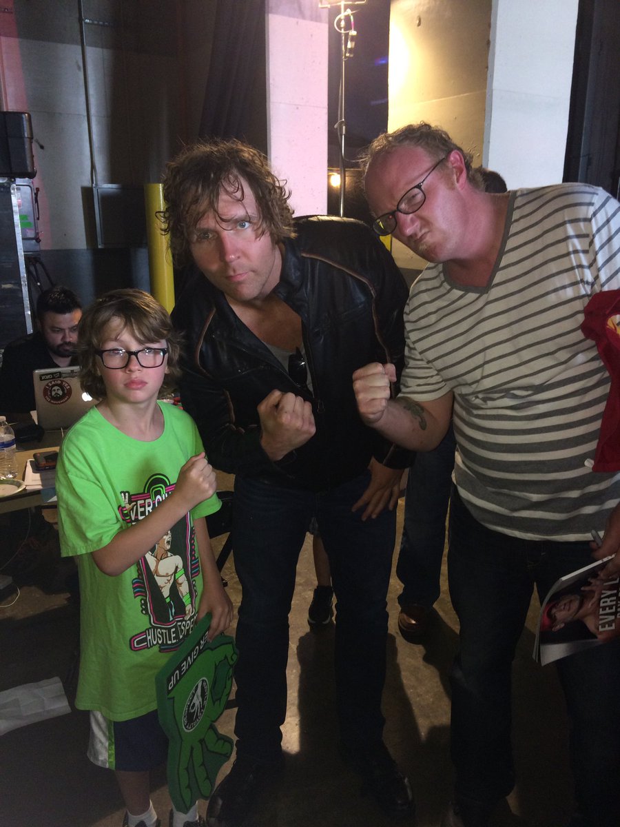 05JacobRobinson's tweet photo. @adampacitti Getting backstage passes at Monday night raw https://t.co/j524uRUgy6