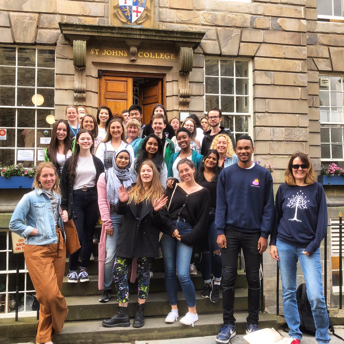 MatarikiGCP's tweet photo. Most of the Forum crew outside @StJohnsDurham this morning, rearing to tackle empowerment and the wider student experience. #MatarikiDU19 https://t.co/KR3Ocr2Gfo